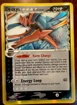 Deoxys Delta Species 3/110 Holo Rare Pokemon Card Near Mint/Excellent - Image 1