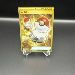 Switch 206/165 Pokemon TCG Scarlet & Violet 151 Trainer Hyper Rare English - Image 1