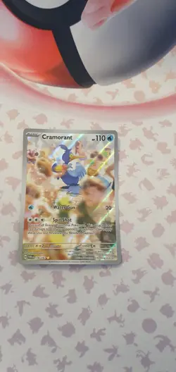 Pokemon TCG Cramorant 176/167 Illustration Rare Twilight Masquerade - Image 1