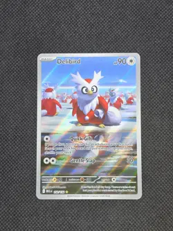 Delibird 152/132 Me01: Mega Evolution Holo NM-Mint Pokemon TCG Illustration Rare - Image 1