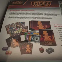 Pokemon: Scarlet & Violet 3: Obsidian Flames Elite Trainer Box - 9 Packs 820650853913 - Image 4