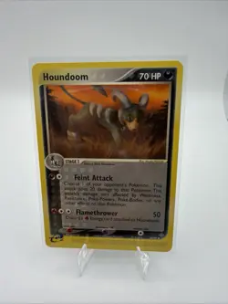 Pokemon Houndoom 70 HP Rare EX Team Magma vs Aqua 34/97 English - Image 1