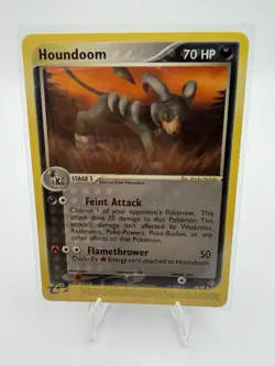 Pokemon Houndoom 70 HP Rare EX Team Magma vs Aqua 34/97 English - Image 2
