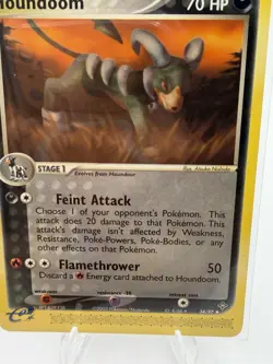 Pokemon Houndoom 70 HP Rare EX Team Magma vs Aqua 34/97 English - Image 4