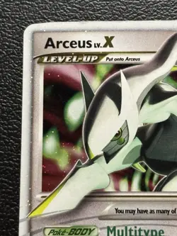 Arceus LV. X DP56 - MP - Pokemon Diamond and Pearl Black Star Promo - Image 3