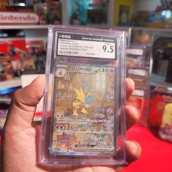 2023 Pokemon Alakazam ex Holo 201/165 Special Illustration Rare • CGC 9.5 MINT+ - Image 3