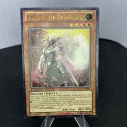 Yugioh Edler Ritter Gwalchavad LTGY-DE081 1. Auflage Ultimate Rare LP/PL - Image 1