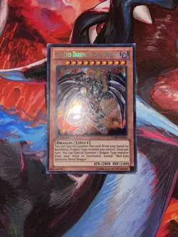 Yugioh! Red Eyes Darkness Metal Dragon LCJW-EN050 Secret Rare 1st Edition HP - Image 1
