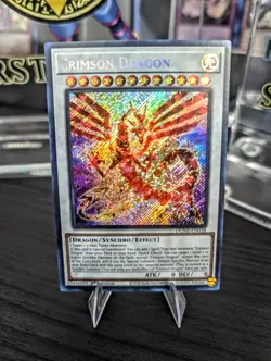 Yu-Gi-Oh! Crimson Dragon DUNE-EN038 Secret Rare - Image 1