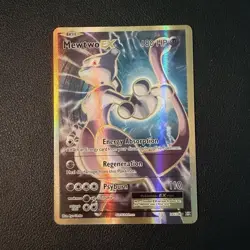 Pokemon Mewtwo-EX Full Art Ultra Rare Evolutions 103/108 Holo Card - Image 1