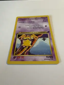 Abra 43/102 1st Edition Base Set German Pokemon Card TCG - Image 4