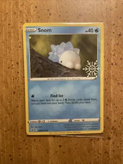 Snom 084/264 Snowflake Cosmos Holo Holiday Calendar 2023 Sealed Pokemon Card TCG - Image 1