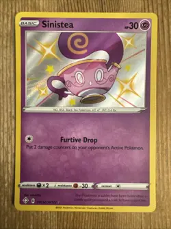 Sinistea - SV052/SV122 - Pokemon Shining Fates Sword Shield Shiny Rare Card NM - Image 1