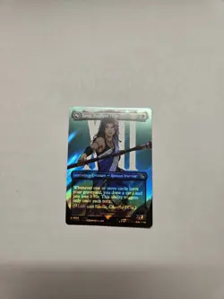 Fang, Fearless l'Cie (Borderless) (Surge Foil) -Foil Near Mint MTG - Image 1