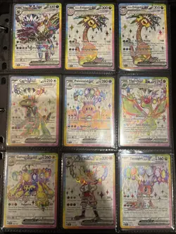 Pokemon Card Lot 9 Cards Total - Image 1