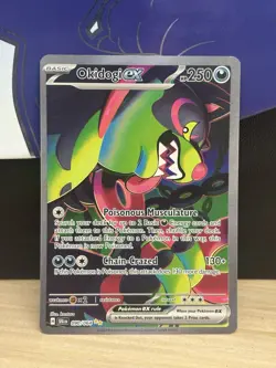Pokemon TCG Okidogi EX Shrouded Fable Special Illustration Rare Card 090/064 - Image 2