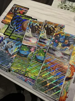 11 Jumbo Pokemon Cards Oversized EX V VSTAR Lot – Great Gift Display Set - Image 1