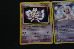 Pokemon Card Lot MP-HP Black Star Promo Mewtwo #3 And Mew 111/110 DVD Promo - Image 2