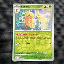 Pokemon Card Kakuna Pokemon 151 Scarlet & Violet Reverse Holo Rare 014/165 NM - Image 1