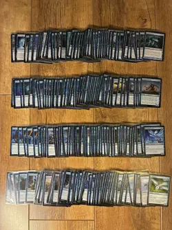 Magic: The Gathering | 232 Card Lot | Blue | All Near-mint - Image 1