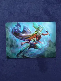 Terra, Herald of Hope Gold Stamped - NM - MTG Magic Art Series: Final Fantasy - Image 1