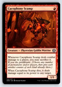 Cacophony Scamp - Phyrexia: All Will Be One - Image 1