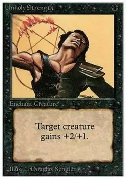 Unholy Strength Unlimited LP/EX MTG - Image 1