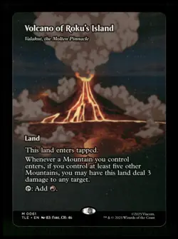 Volcano of Roku's Island - Valakut, the Molten Pinnacle M Avatar 61 NM - Image 1