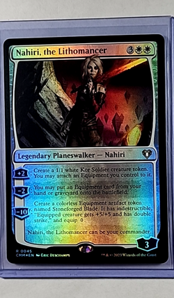 2023 MTG Magic the Gathering Commander Masters Foil #45 Nahiri the Lithomancer - Image 1