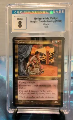 MTG Graded CGC 8 NM/Mint: EMBERWILDE CALIPH (Mirage 1996) Magic Gathering #TCG - Image 1