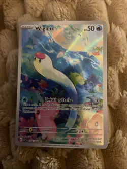 Wiglett Scarlet and Violet Base Set Pokemon TCG Card 206/198 NM Condition - Image 1