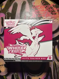 Pokemon Scarlet & Violet White Flare Elite Trainer Box Promo Booster English - Image 1
