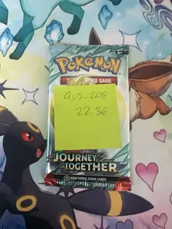 22.36g! HEAVY!- Pokemon TCG Journey Together Booster Pack! Sealed!-Possible GODU - Image 3