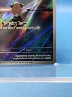 Pokemon TCG Cleffa Full Art Holo Card Obsidian Flames Illustration Rare 202/197 - Image 5