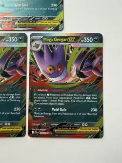 Pokemon Phantasmal Flames Mega Gengar EX 056/094 Near Mint Lot Of 3 - Image 4