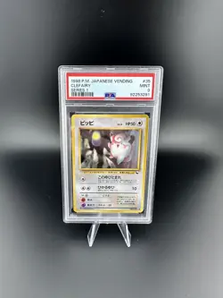 1998 Pokemon Japanese Vending Series 1 #35 Clefairy PSA 9 - Image 1