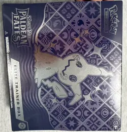 Pokemon TCG Scarlet & Violet Paldean Fates ETB Elite Trainer Box NEW Sealed - Image 1