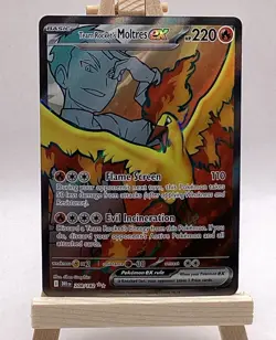 Pokemon Team Rocket's Moltres ex Sv10 Destined Rivals 208/182 Ultra Rare Holo - Image 1