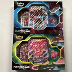 Pokemon Blastoise VMAX & Venusaur VMAX Battle Collection Box English - Image 1