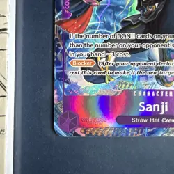 One Piece Sanji OP07-064 SR Alt Art English CCG TCG 500 Years in the Future - Image 2