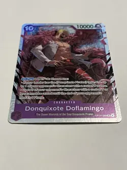 Donquixote Doflamingo Super Rare (SR) OP14-069 The Azure Sea's Seven ENG Foil - Image 3