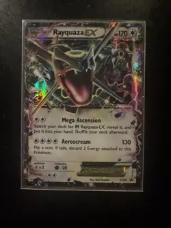 Pokemon Shiny Rayquaza EX XY69 Promo Holo Dragon Card XY Set English - Image 1