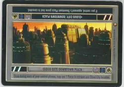 Star Wars Reflections CCG - "Cloud City: Downtown Plaza" Foil Card - Image 1