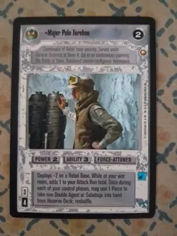 Major Palo Torshan - Star Wars CCG card (Decipher) - Image 1
