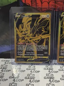 Zacian V SWSH076 + Zamazenta V SWSH077 2 Card Ultra Rare Pokemon Set - NM - Image 2