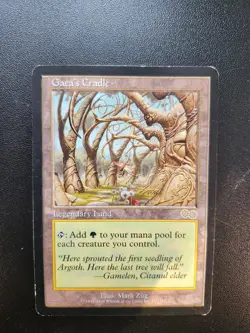 Gaea's Cradle MTG Urza's Saga MP Moderately Played - Image 1