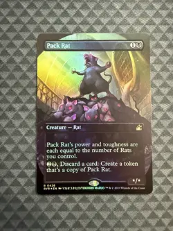 MTG Pack Rat #0426 Foil Anime Borderless Rare Ravnica Remastered (RVR) - Image 1