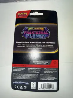*NEW* Pokemon TCG Mega Evolutions: Phantasmal Flames Blister Pack with promos - Image 3