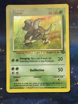 Pinsir 9/64 Jungle Holo Rare Holographic Vintage 1999 WOTC Pokemon LP - Image 4