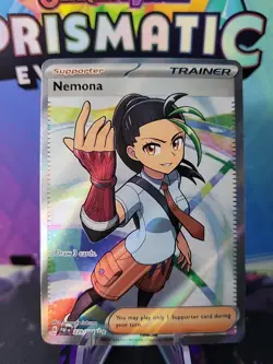 Pokemon TCG Nemona Scarlet & Violet: Paldean Fates 229/091 Holo Ultra Rare - Image 1